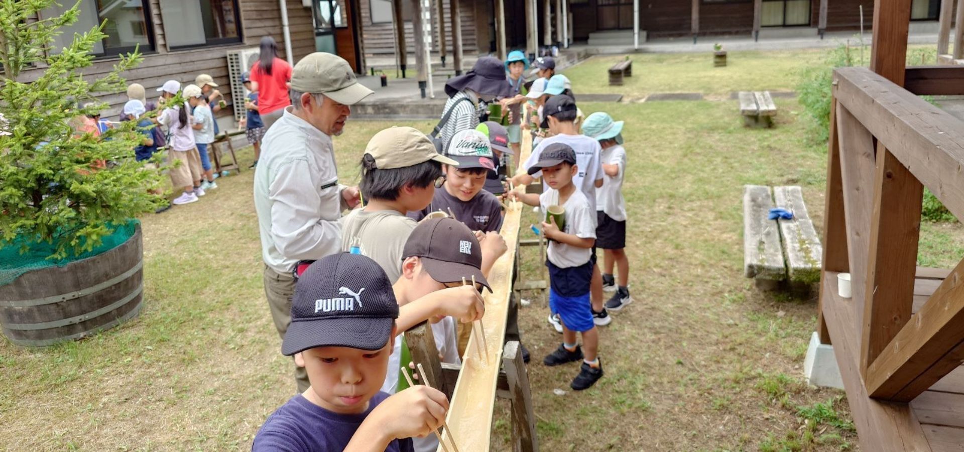 花まる学習会夏期合宿の様子